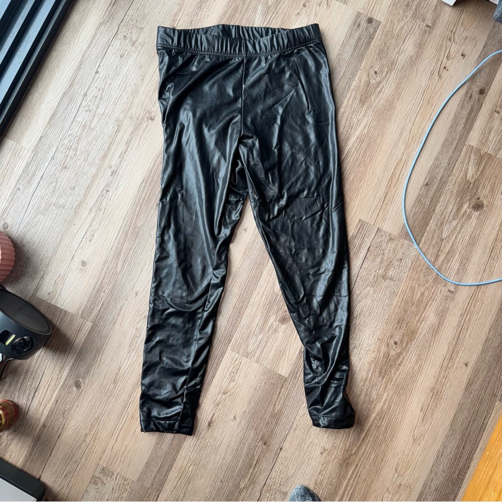 Leather Black Leggings